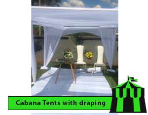 Cabana tent for sale: 4m x 8m