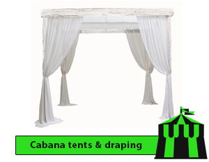Cabana tent for sale: 3m x 3m