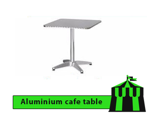 Aluminium Cafe & Cocktail Tables