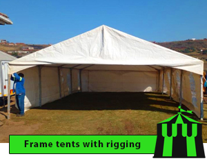 Clear Frame Tent - 5m x 5m