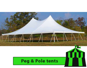 Peg & Pole Tent - 5 x 10